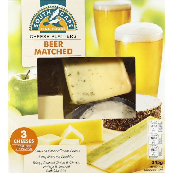 South Cape Beer Matched Platter Selection 345g