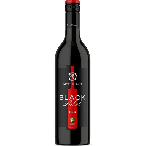 McGuigan Red Varietal Black Label Wine 750mL