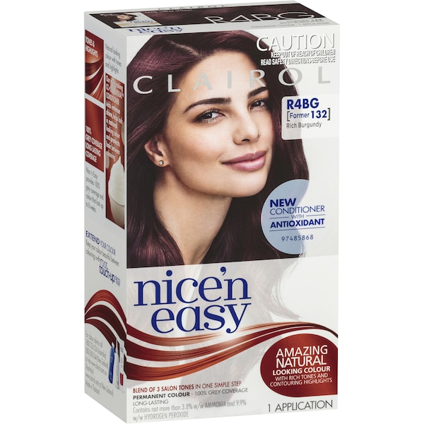 Clairol Nice N Easy 132 Rich Burgundy each