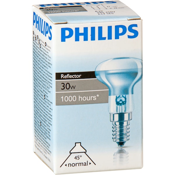 Philips Reflector r39 Globe 30w Ses Base Each