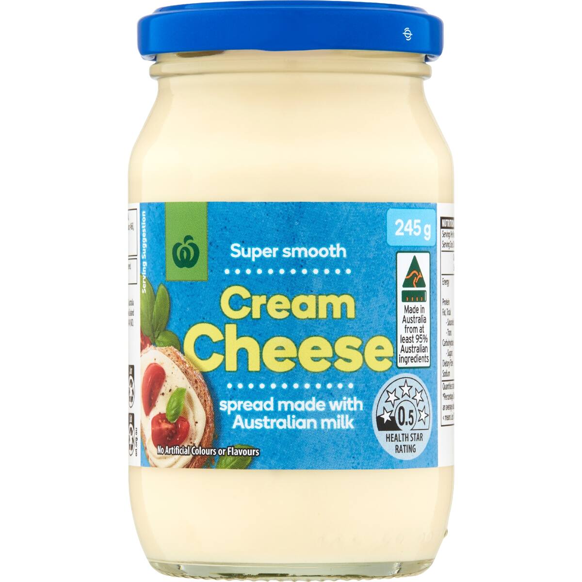 Woolworths Cream Cheese Spread 245g bunch