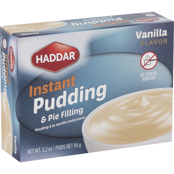 Haddar Instant Pudding & Pie Filling Vanilla Flavour 90g