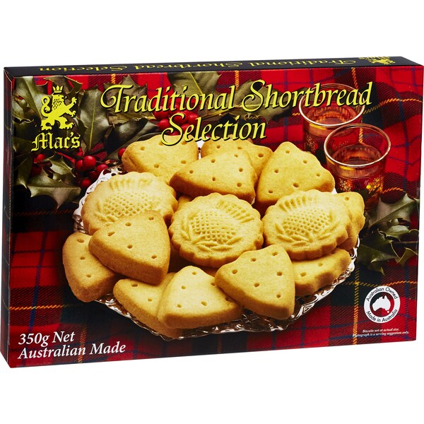 Macs Traditional Shortbread  350g