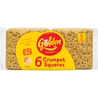 Golden Crumpet Squares