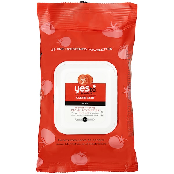 Yes To Tomatoes Face Wipes  25 Pack
