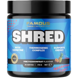 Famous Nutrition Sport Shred + Carnitine Thermogenic Pine Passion 175g – Woolworths