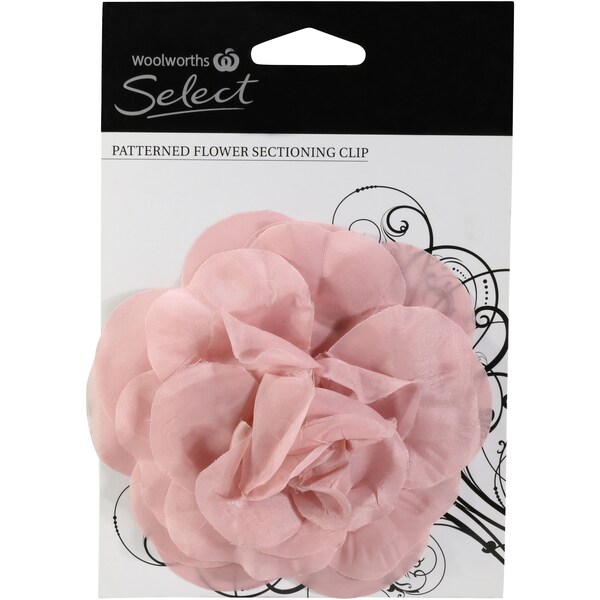 Woolworths Select Sectioning Hair Clip Patterned Flower Each