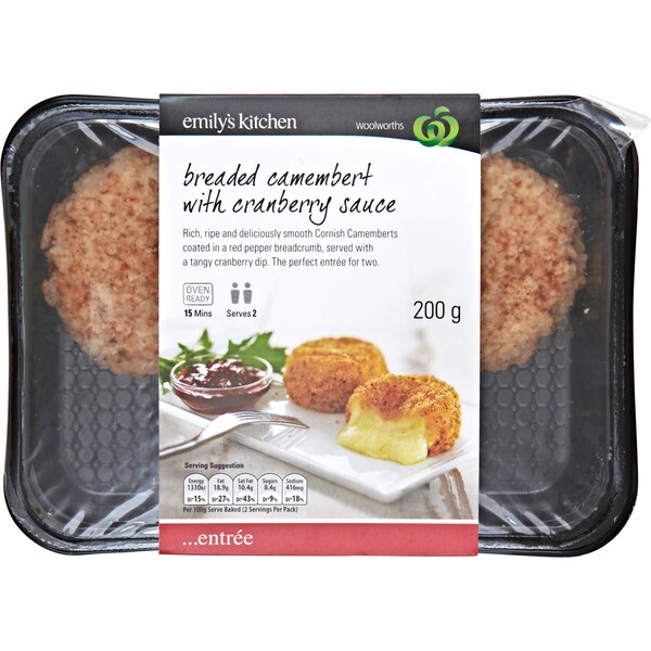 Emily's Kitchen Breaded Camembert 200g