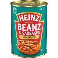 Heinz Beanz Canned Baked Beans & Sausages