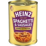 Heinz Canned Spaghetti & Sausages Canned