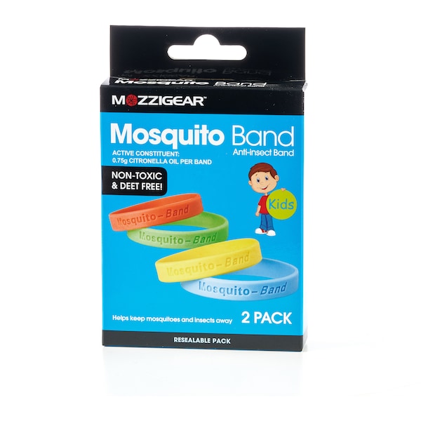 Mozzigear Kids Anti Mosquito Bands 2 Pack