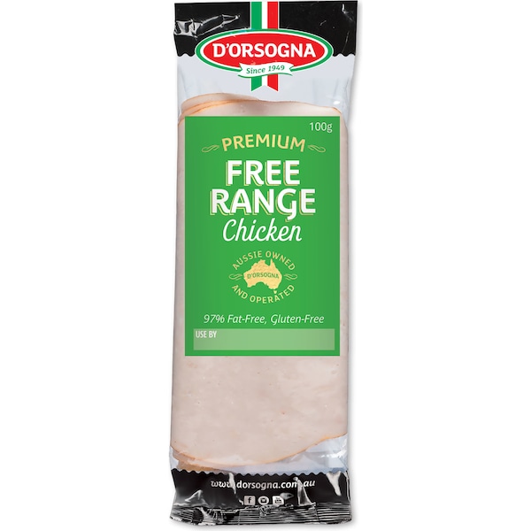 D'Orsogna Deli Fresh Roast Chicken Free Range 100g