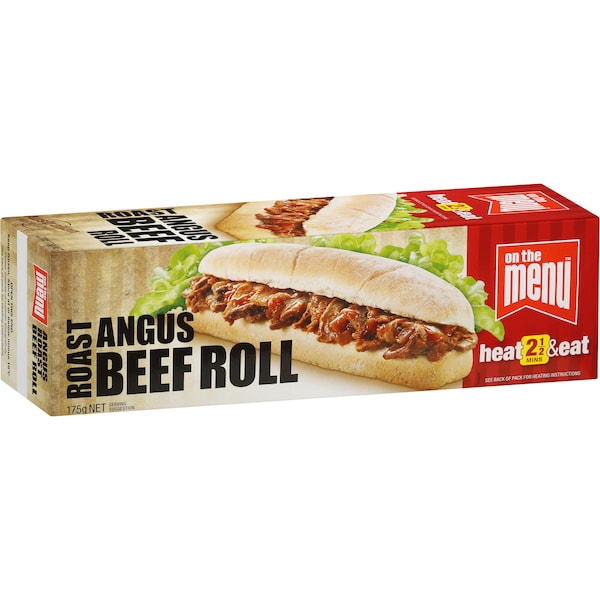 On The Menu Angus Roast Beef Roll 175g