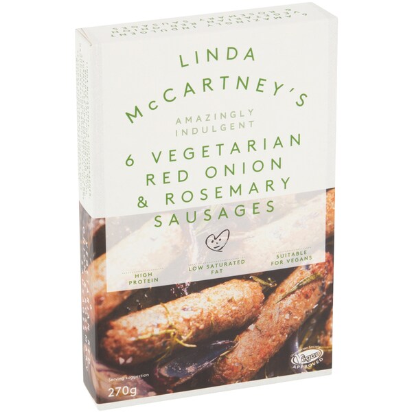 Linda Mccartney's Red Onion Sausages 270g