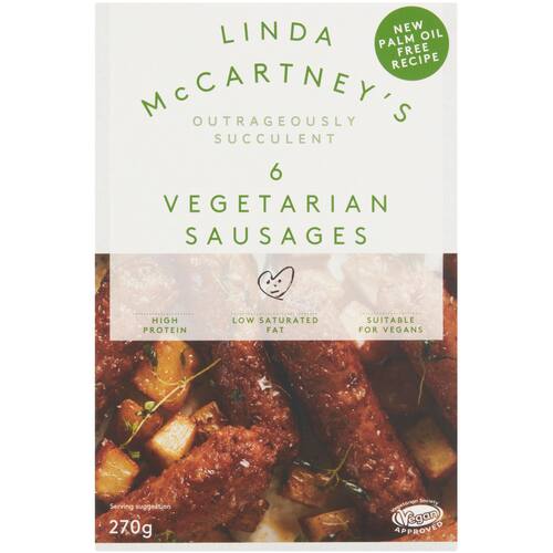 Linda Mccartney's Sausages 270g bunch