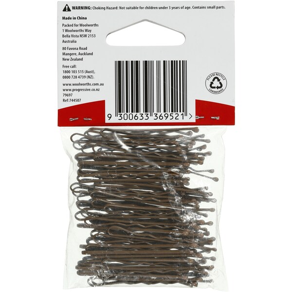 Homebrand Bobby Pins 75pk