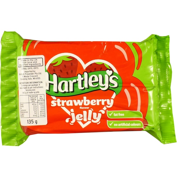 Hartleys Strawberry Jelly Confectionary Tablet 135g