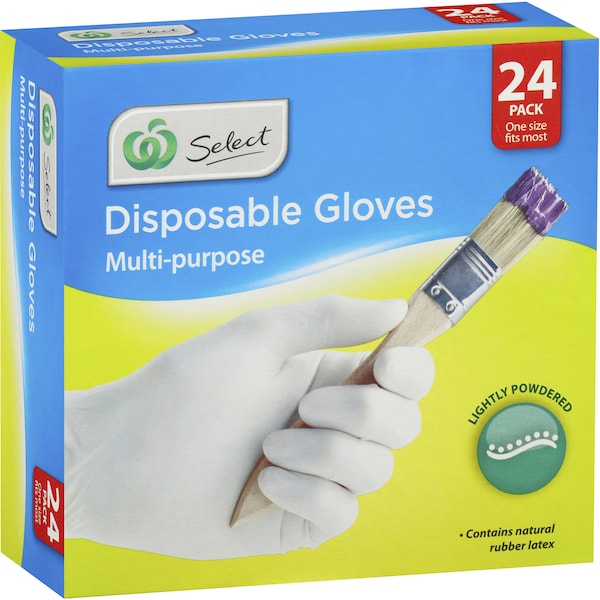 Woolworths Select Gloves Disposable 24 Pack