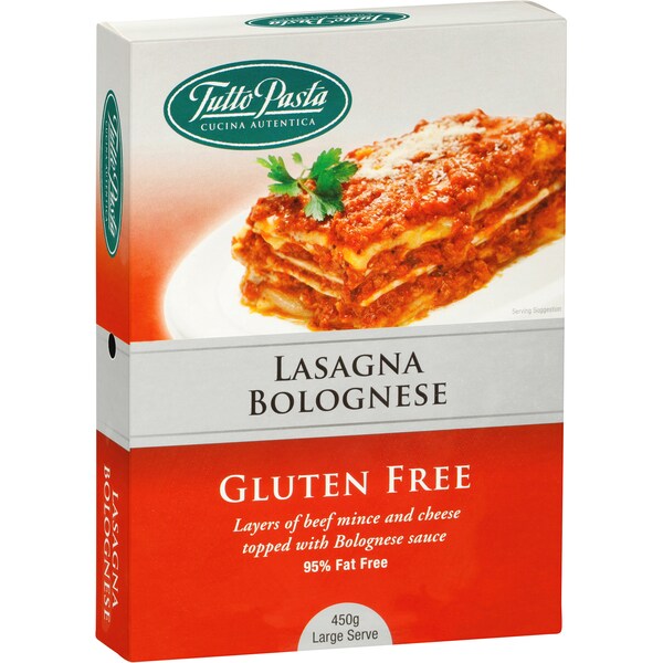 Tutto Pasta Lasagne Bolognese 450g