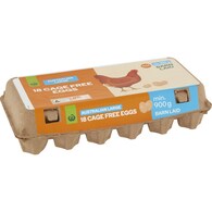 Woolworths 18 Pack Large Cage Free Eggs