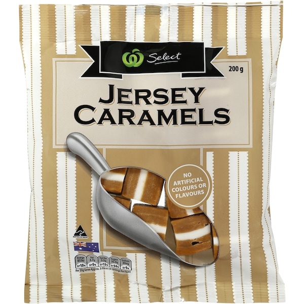 Woolworths Select Jersey Caramel Toffee   200g