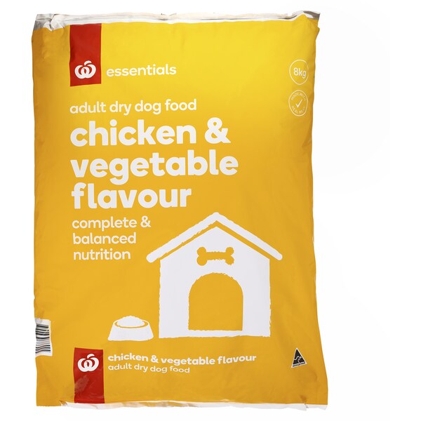 Essentials Dog Food Chicken & Vegetables 8kg