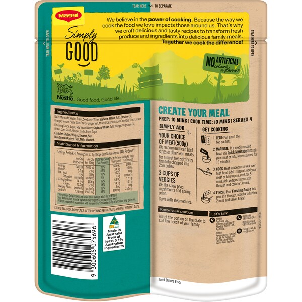 Maggi Stir Fry Asian Style Teriyaki Sesame Flavour 150g