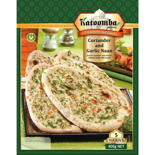 Katoomba Asian Garlic Naan Bread 400g