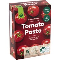Woolworths Tomato Paste Sachet