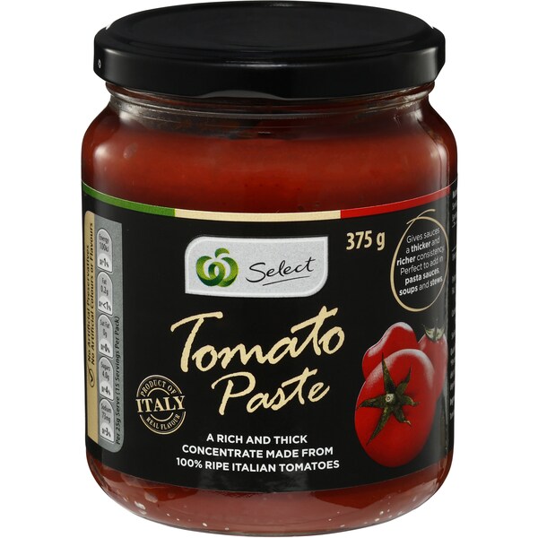 Woolworths Tomato Paste 375G