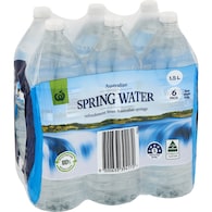 Woolworths Spring Water Bottles