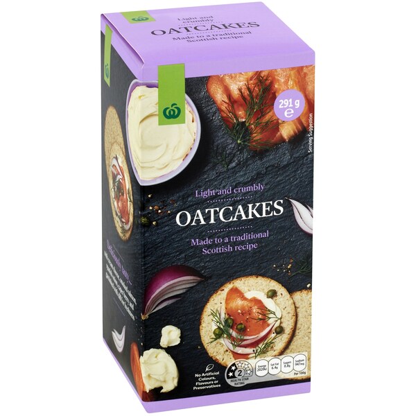 Woolworths Oatcakes 291g