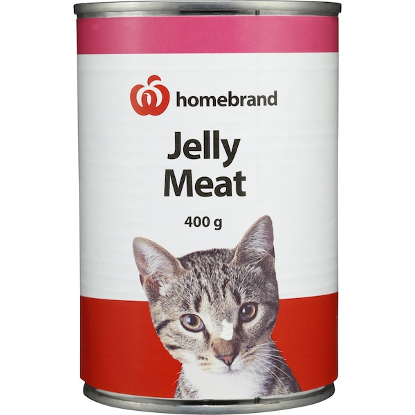 Homebrand Adult Cat Food Meat Jelly 400g