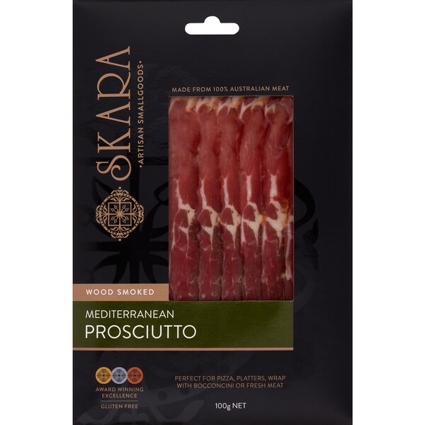 Skara Wood Smoked Mediterranean Prosciutto 100g
