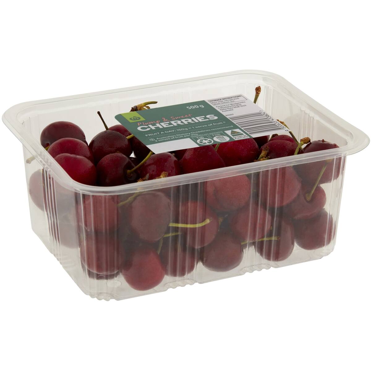 Woolworths Cherries Fresh 500g bunch