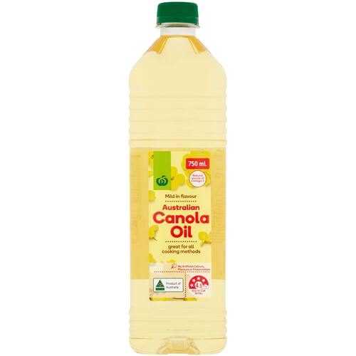 Woolworths Select Canola Oil 750ml bunch