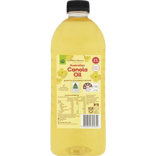 Woolworths Canola Oil 2l bunch