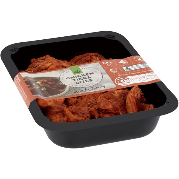 Woolworths Select Bites Chicken Tikka Chilled Meal 200g