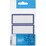 Paperclick Adhesive Labels Rectangle Blue Border 34Mm X 75Mm 18 pack