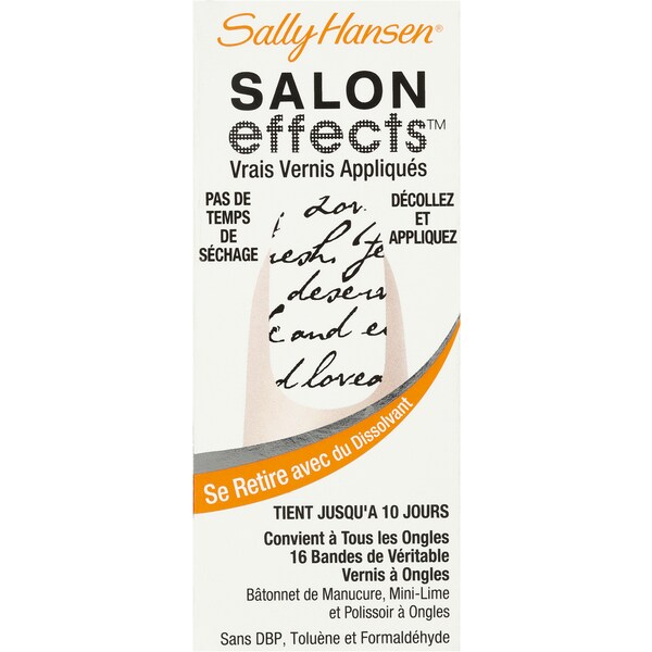 Sally Hansen Salon Effects Nail Colour Strips Love Letter 16 Pack