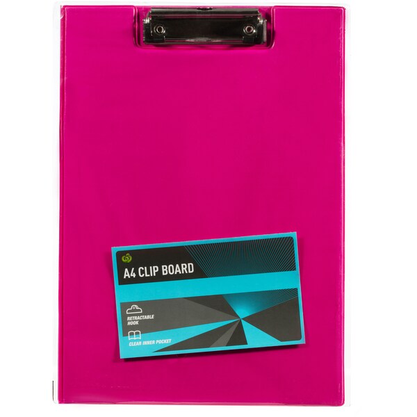Woolworths A4 Clip Board each