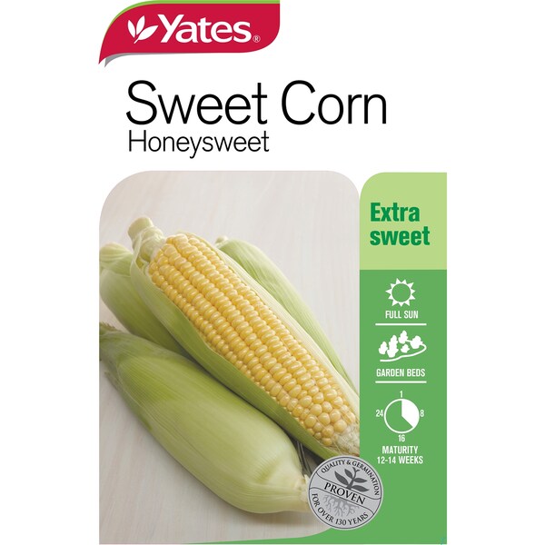 Yates Sweet Corn Honeysweet Seeds each
