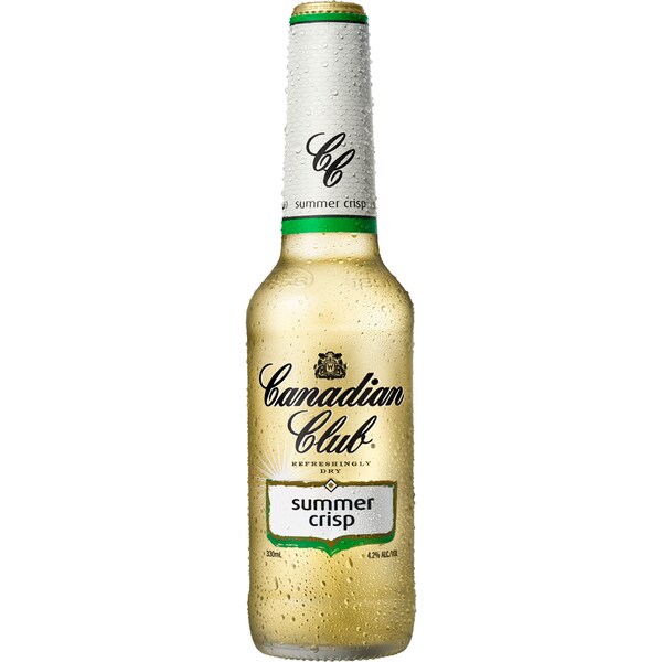Canadian Club Whisky Summer Crisp Bottle 330ml