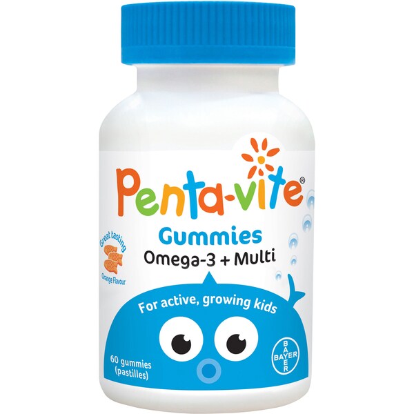 Pentavite Gummies Omega + Multivitamin Gummies 60 Pack