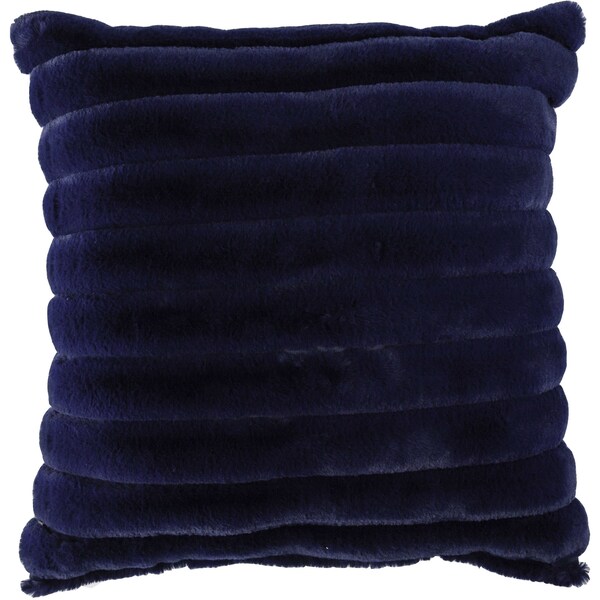 Inspire Stripe Mink Cushion Navy Each