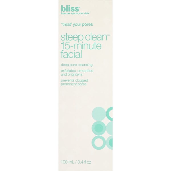 Bliss Face Mask Steep Clean 100ml