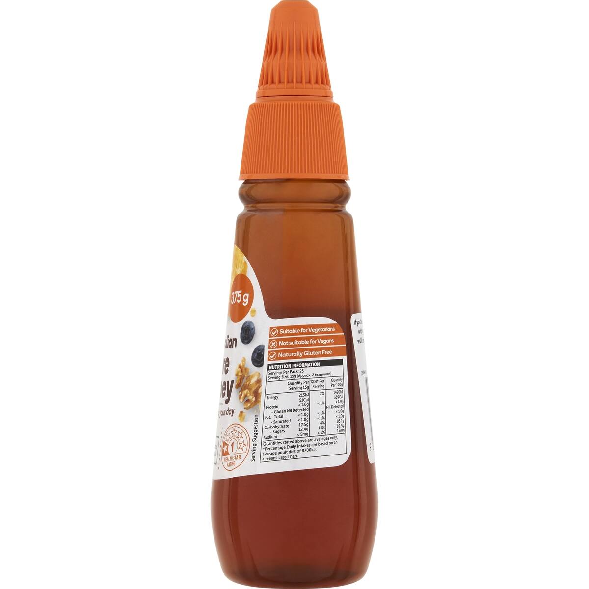 Woolworths Honey Twist And Squeeze 375g bunch