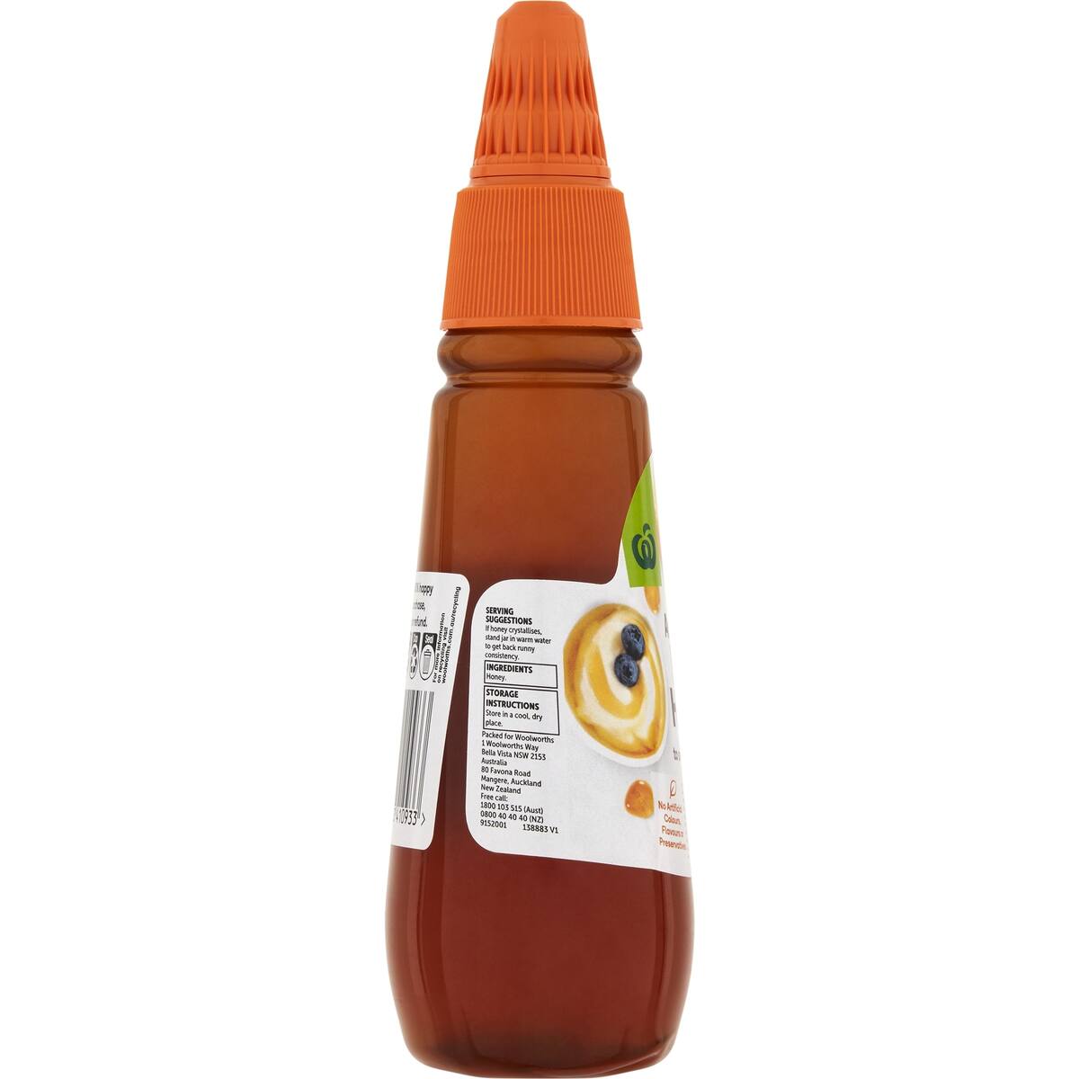 Woolworths Honey Twist And Squeeze 375g bunch