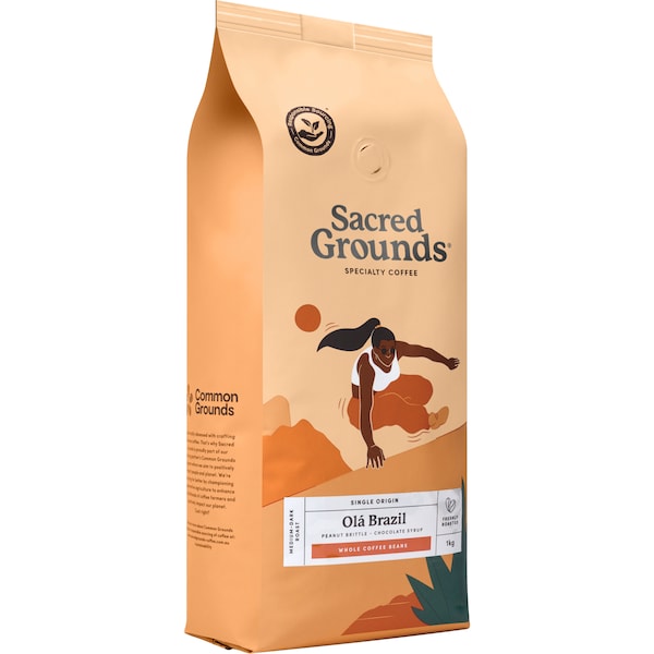 Sacred Grounds Ola Brazil Coffee Beans 1kg