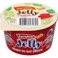 Aeroplane Ready To Eat Jelly Cup Snack Strawberry Flavour